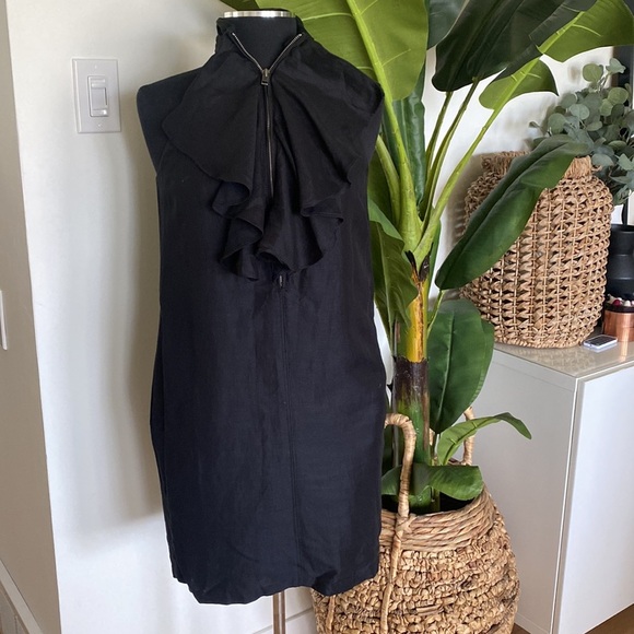 Club Monaco Sleeveless Ruffle Dress - Size 6 - Picture 2 of 9